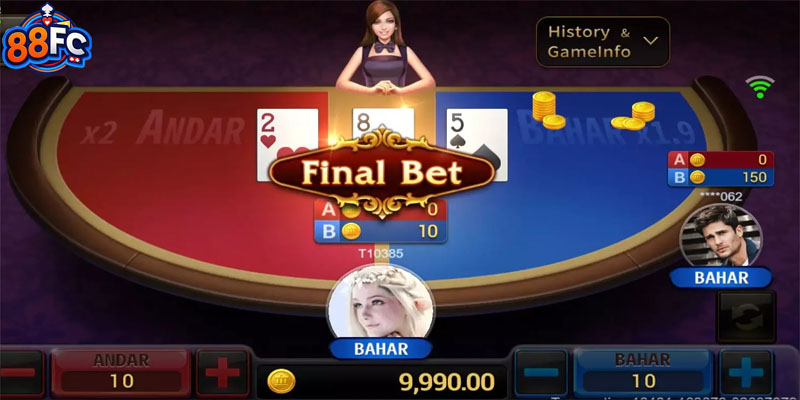 Các chiến thuật hiệu quả khi chơi Andar Bahar