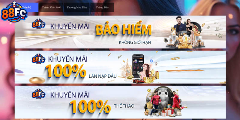 Điểm danh các chương trình khuyến mãi 88FC hiện có 